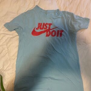 Blue 'Just Do It' T-Shirt